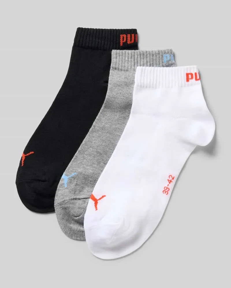 Puma Socken aus Baumwoll-Mix Hellgrau