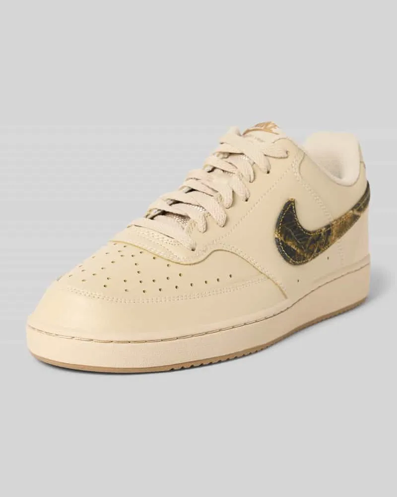 Nike Sneaker mit Logo-Patch Modell 'COURT VISION SE Beige