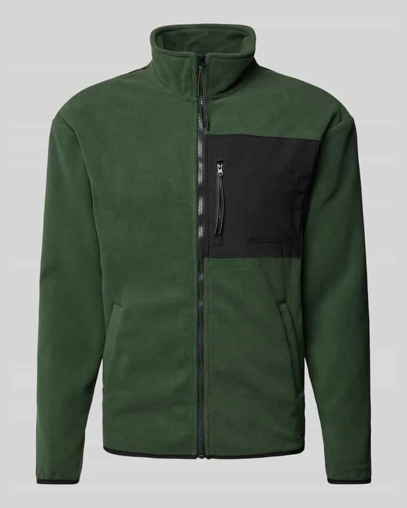 Blend Fleecejacke mit Brusttasche 