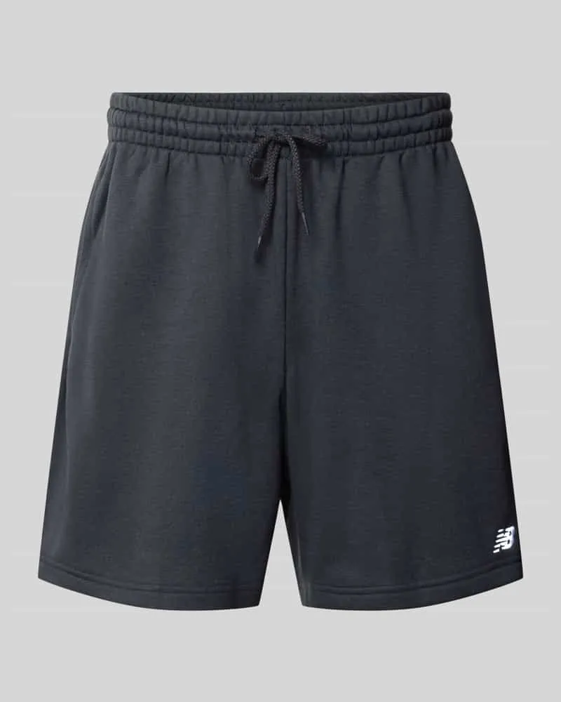 New Balance Sweatshorts aus Baumwoll-Mix Modell 'FRENCH Black