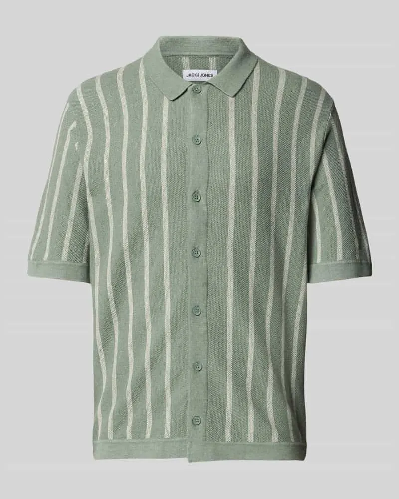 Jack & Jones Freizeithemd mit Knopfleiste Modell 'EMIL Mint