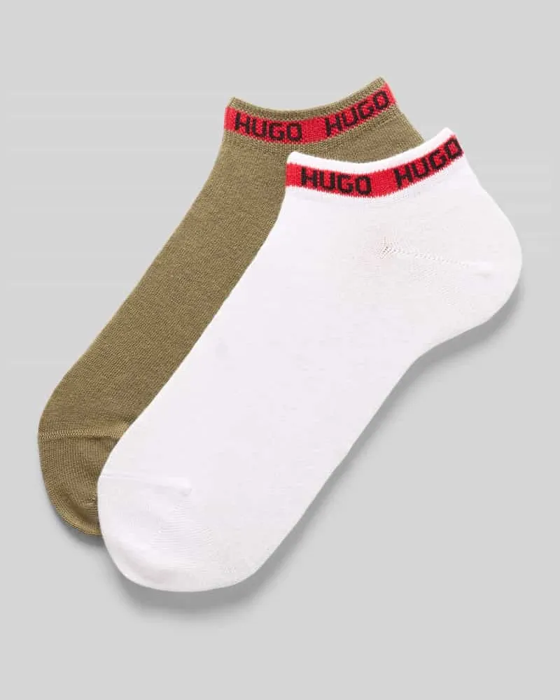 HUGO BOSS Socken aus Baumwoll-Mix Oliv