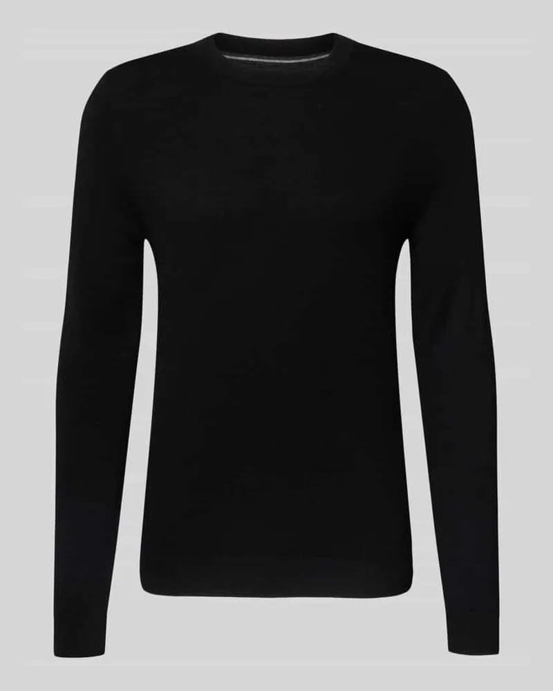 McNeal Strickpullover aus Woll-Mix mit Kaschmir-Anteil Black