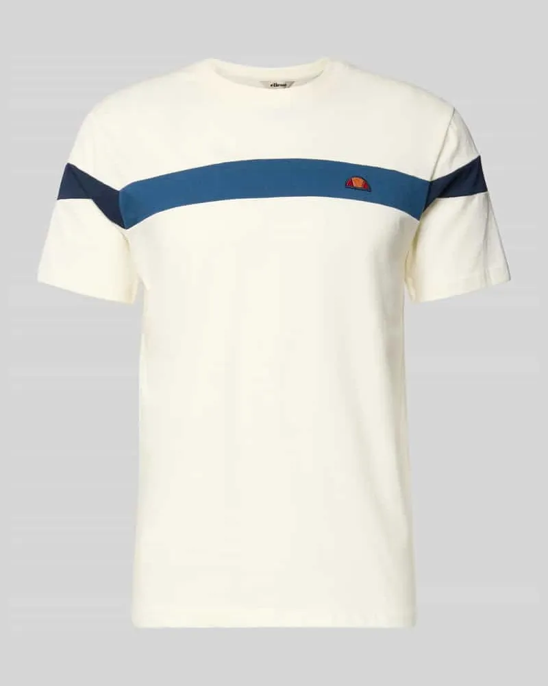 Ellesse Regular Fit T-Shirt mit Logo-Detail Modell 'Caserio Offwhite