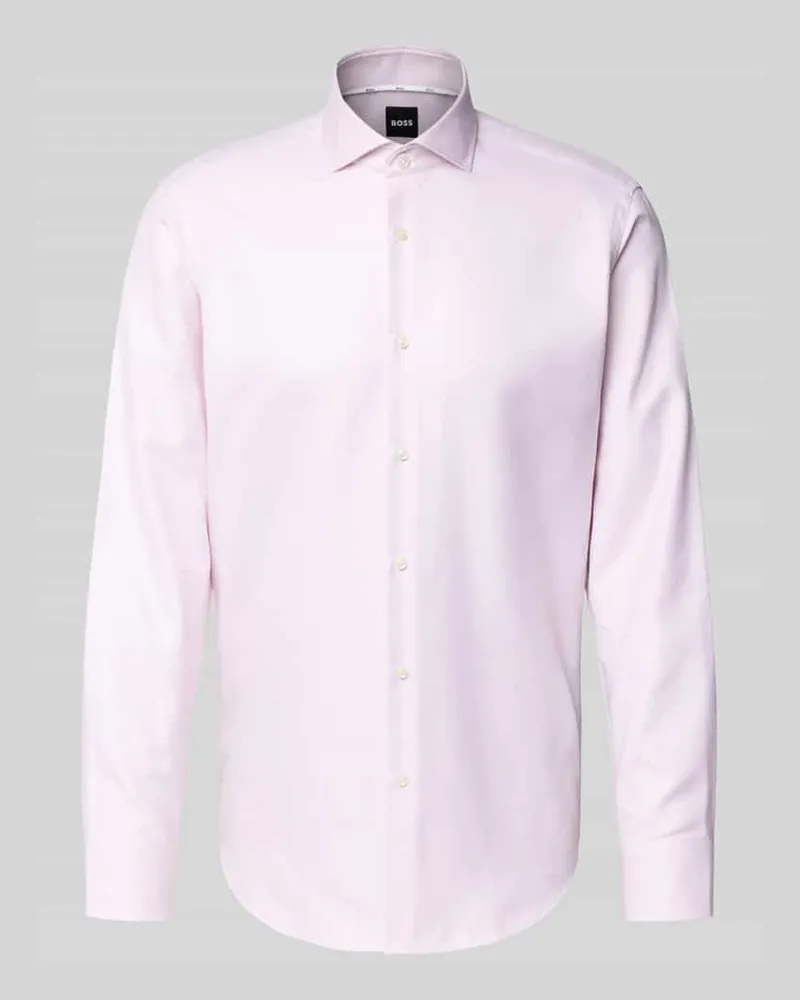 HUGO BOSS Regular Fit Businesshemd aus reiner Baumwolle 