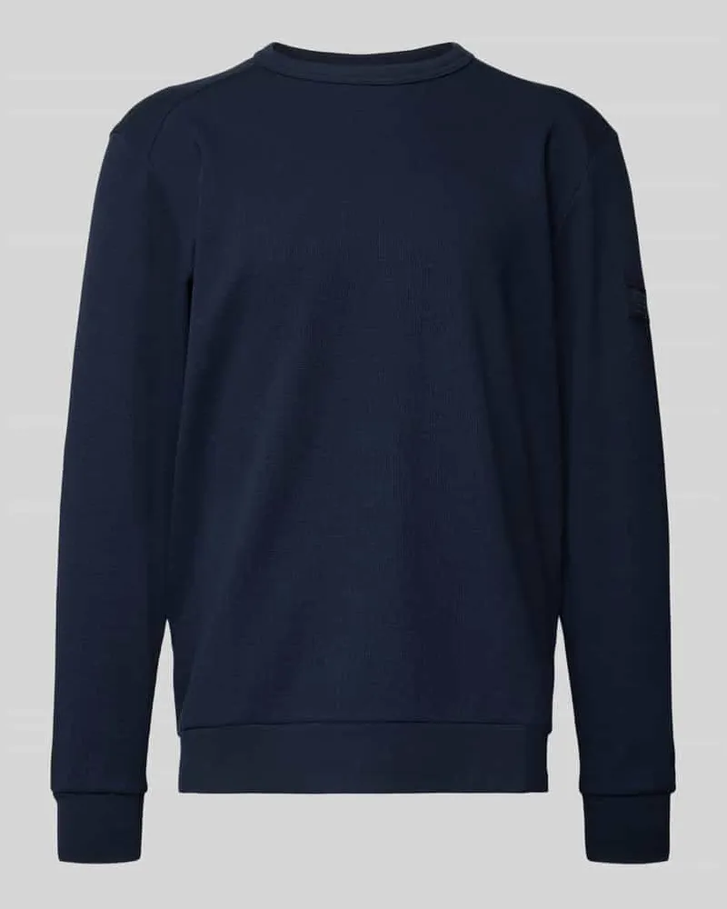 Tom Tailor Regular Fit Langarmshirt aus Baumwoll-Mix Marine