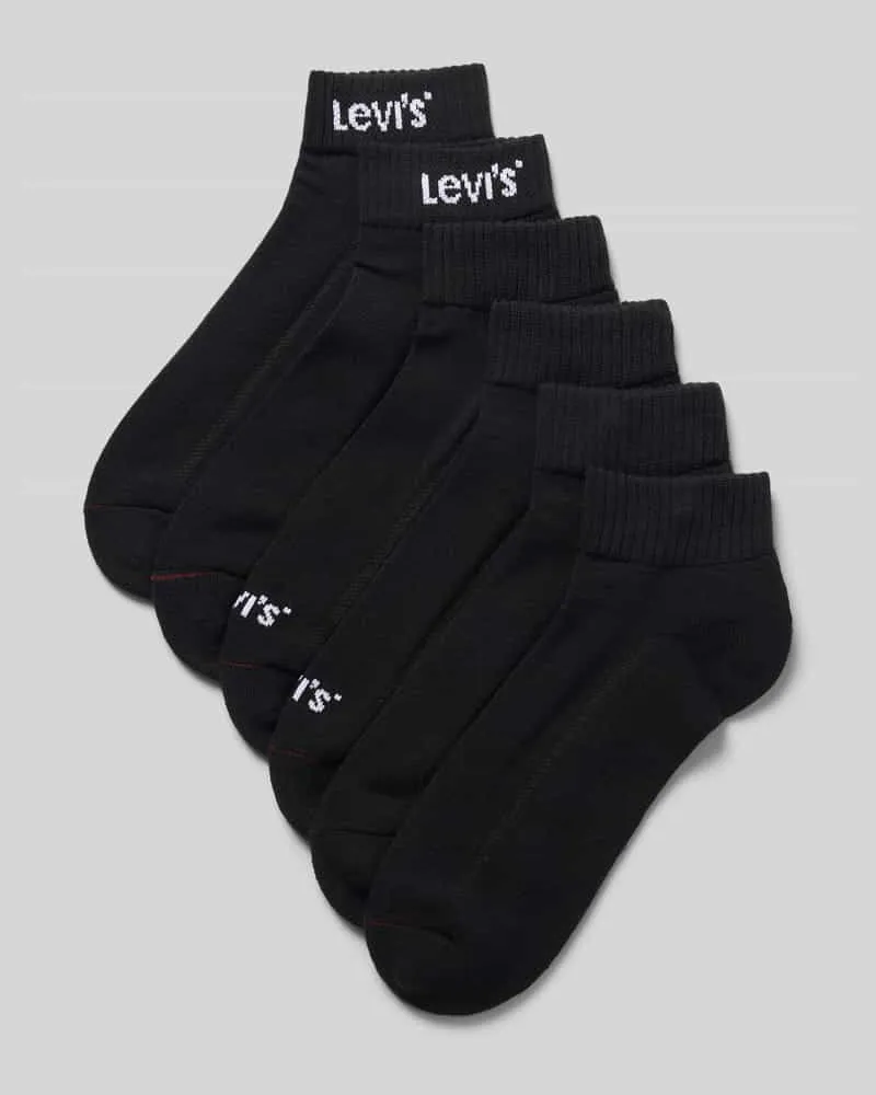 Levi's Socken aus Baumwoll-Mix im 6er-Pack Black