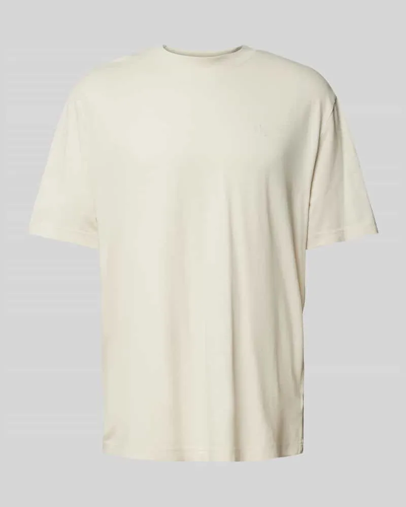 Calvin Klein T-Shirt mit Label-Detail Offwhite
