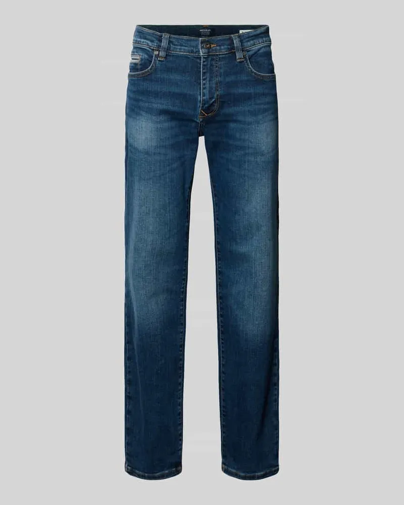 McNeal Regular Fit Jeans mit Eingrifftaschen Aqua