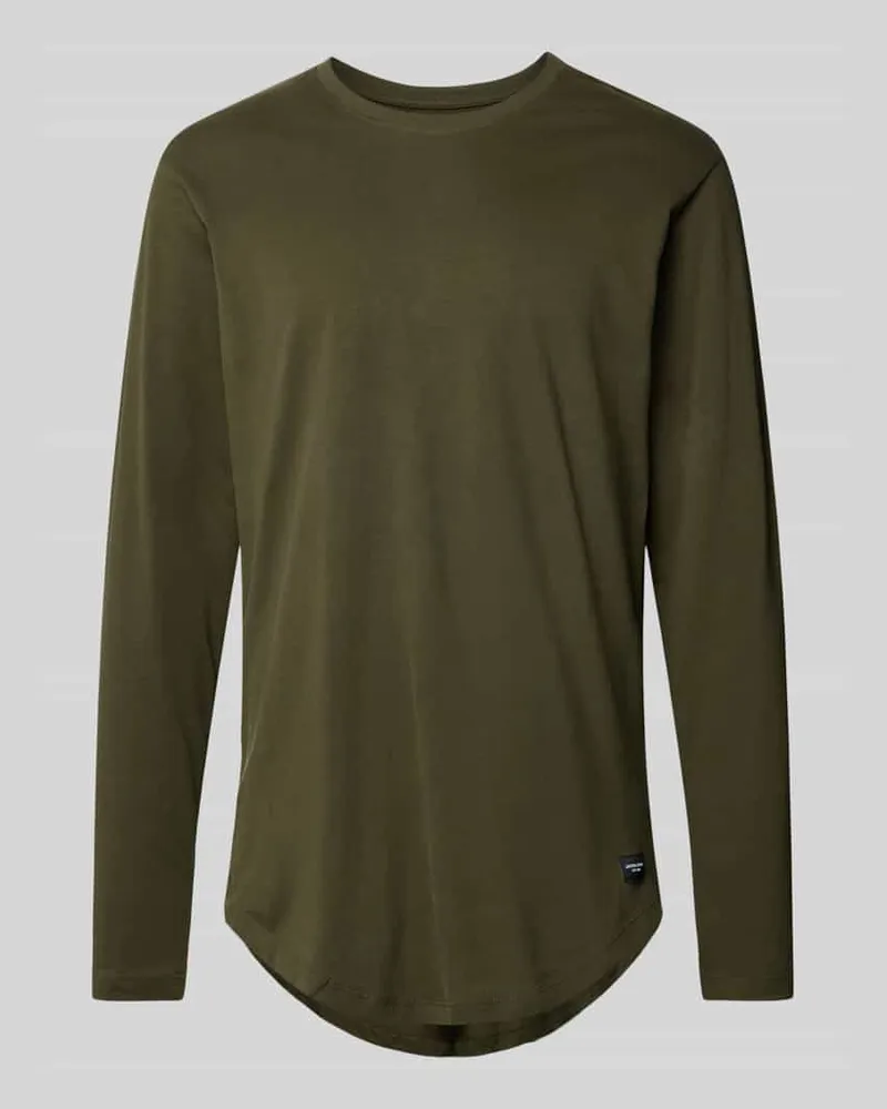 Jack & Jones Longsleeve mit geripptem Rundhalsausschnitt Modell 'ENOA 