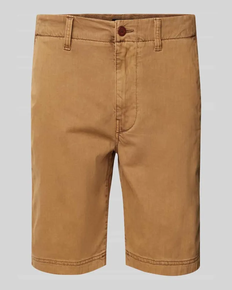 Superdry. Regular Fit Chinoshorts mit seitlichen Eingrifftaschen 