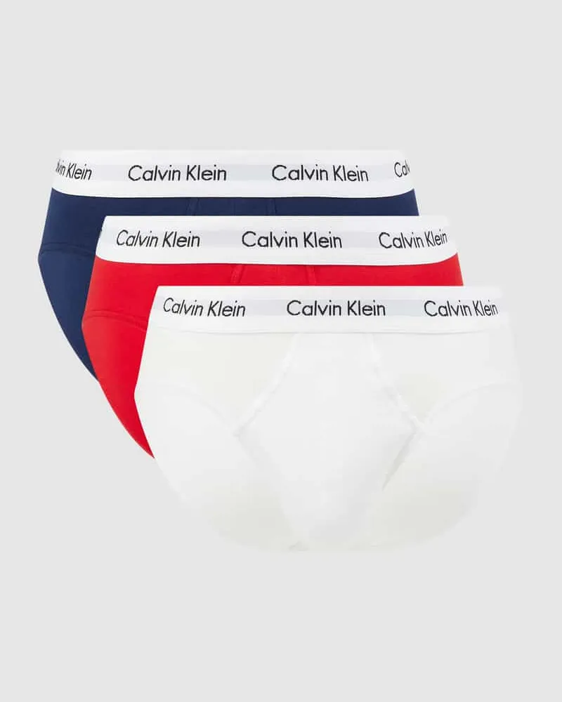 Calvin Klein Slips aus Baumwoll-Mix im 3er-Pack 