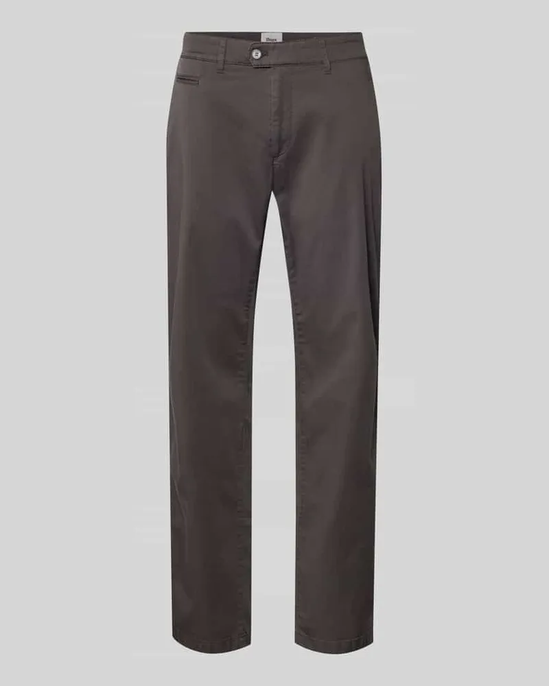 Brax Straight Fit Stoffhose mit Lyocell-Anteil Modell 'Everest Dunkelgrau