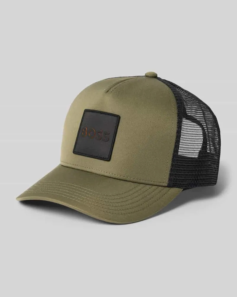 HUGO BOSS Cap mit Label-Patch Khaki