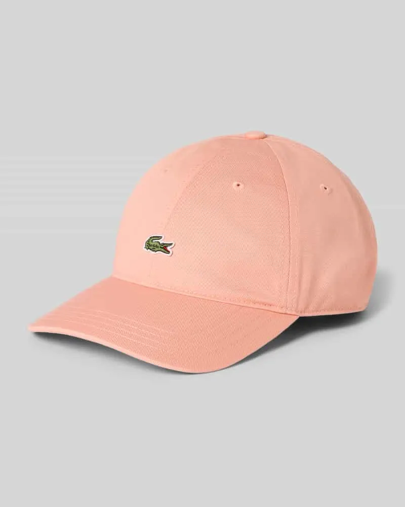 Lacoste Basecap aus reiner Baumwolle Rosa