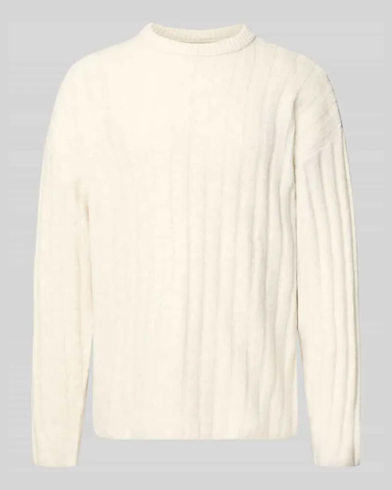 Jack & Jones Strickpullover mit gerippten Abschlüssen Modell 'BRADLEY 