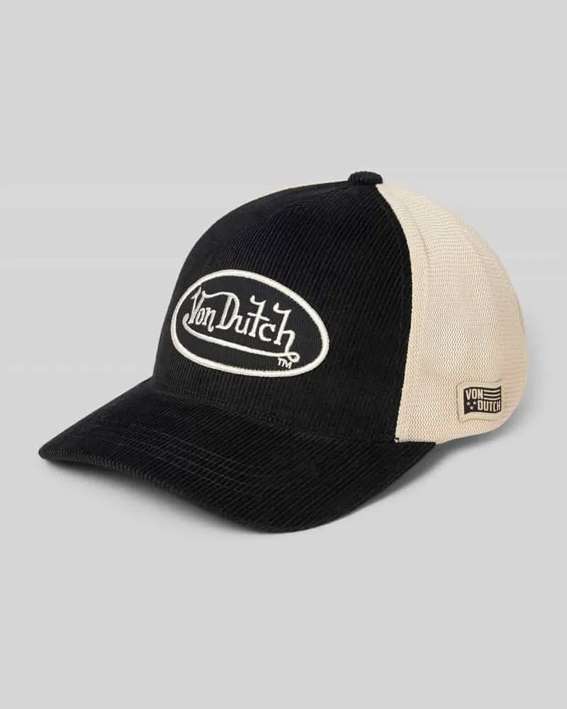 Von Dutch Trucker Cap aus Baumwoll-Mix Modell 'CASQUETTE Black