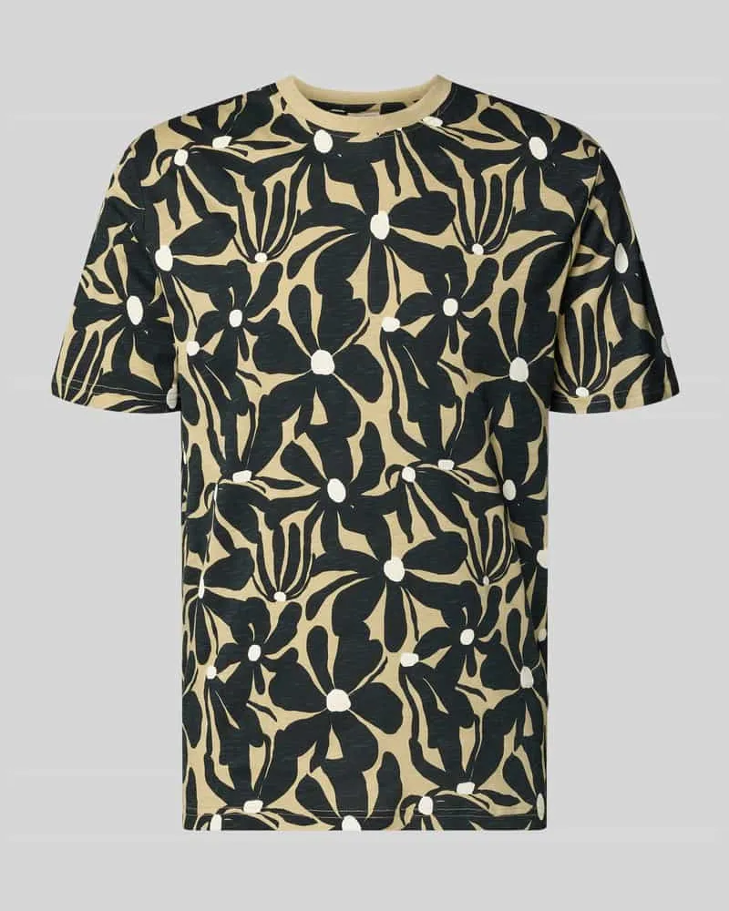 Only & Sons Regular Fit T-Shirt aus reiner Baumwolle Modell 'PERRY Black