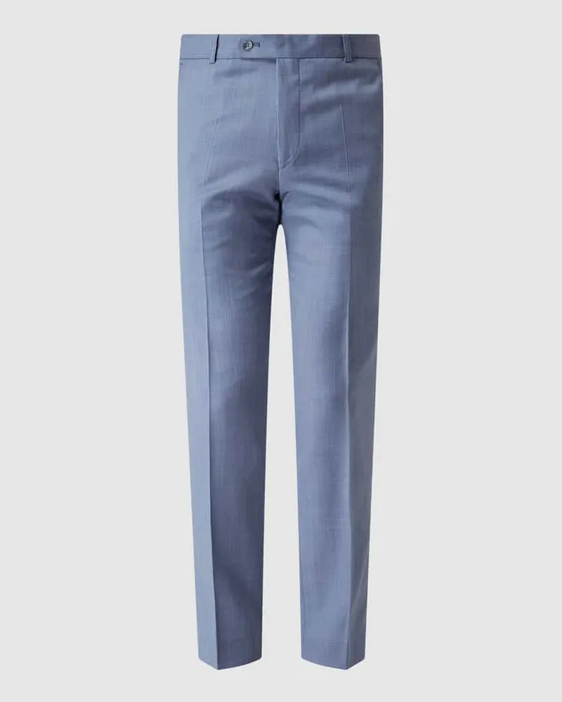Wilvorst Anzughose aus Wolle Bleu