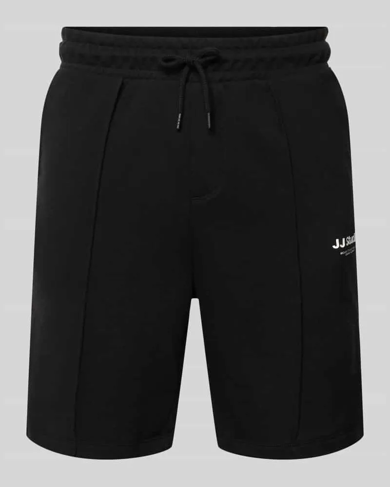 Jack & Jones Sweatshorts mit Logo Model 'KANE Black