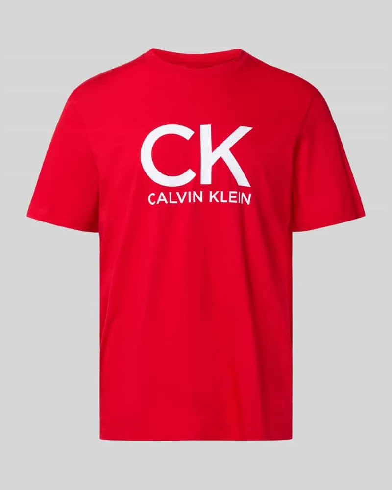 Calvin Klein T-Shirt mit Label-Print 