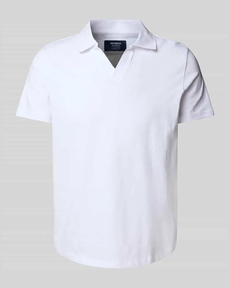 McNeal Poloshirt mit V-Ausschnitt 