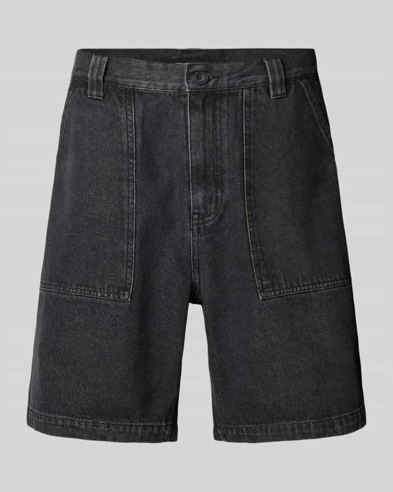Santa Cruz Jeansshorts mit Eingrifftaschen Black