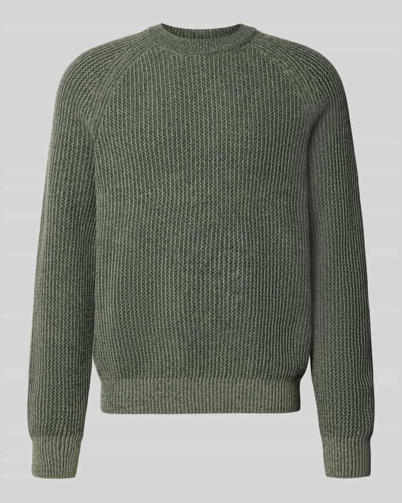 HUGO BOSS Regular Fit Pullover aus Woll-Mix Modell 'Kepler Lind