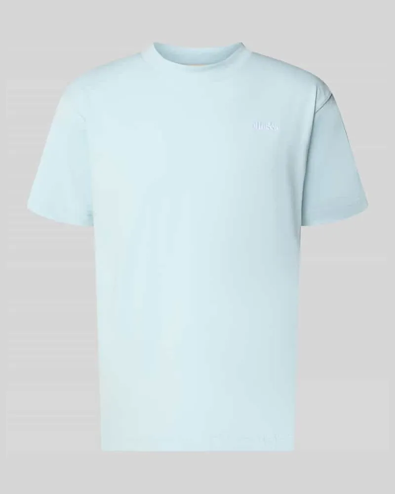Ellesse T-Shirt mit Label-Stitching Modell 'ACCIANO CLASSIC Hellblau
