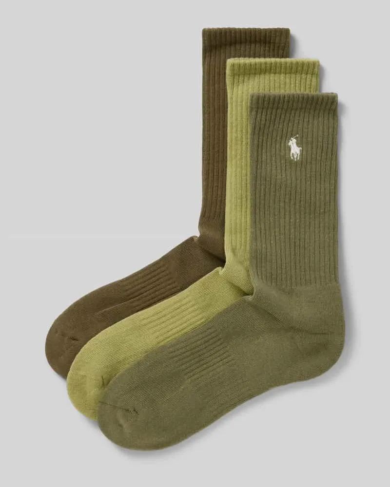 Ralph Lauren Socken aus Baumwoll-Mix im 3er-Pack Camel