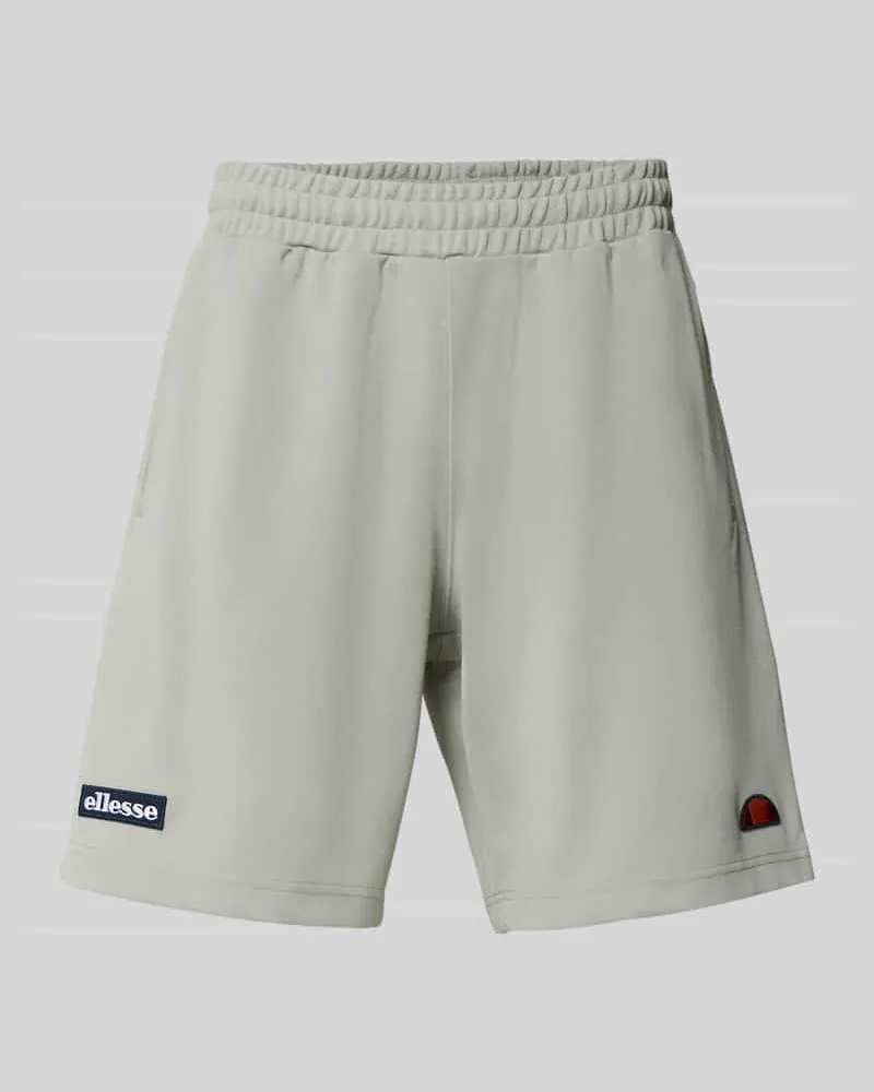 Ellesse Shorts mit Label-Stitchings Modell 'BERTONI Mittelgrau