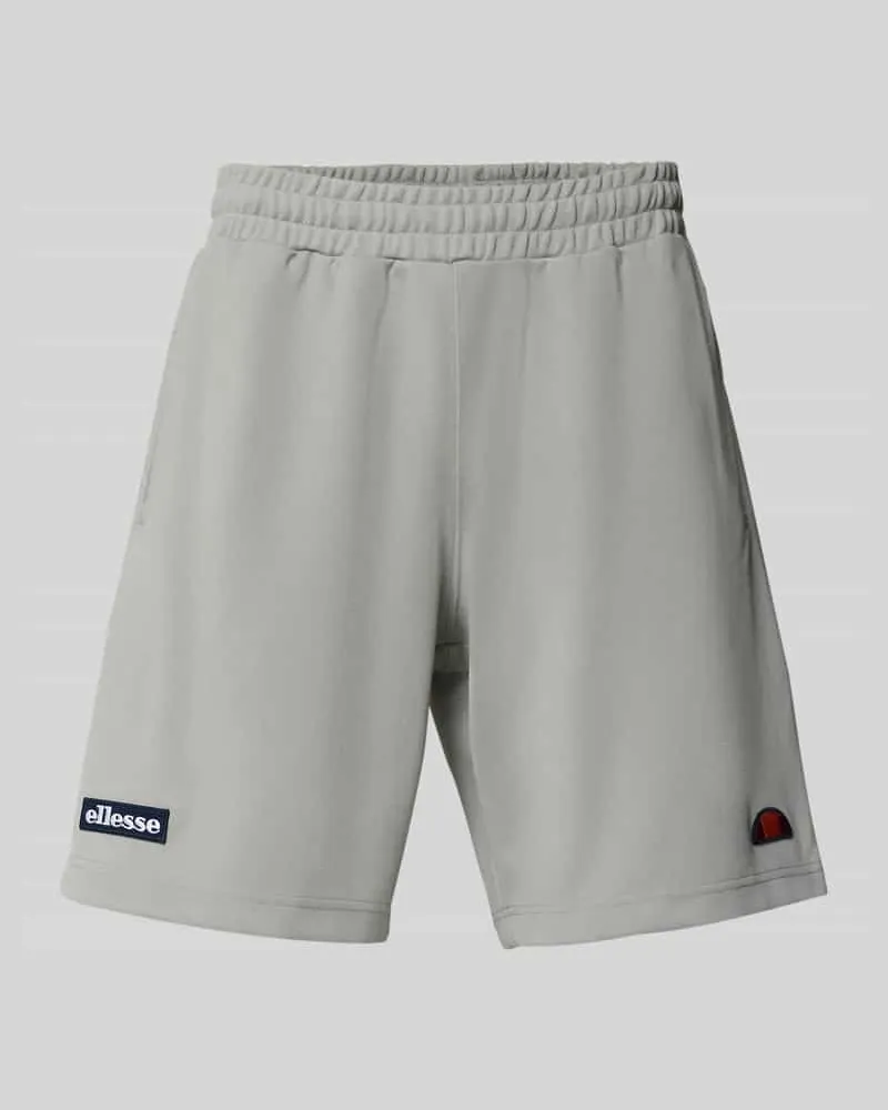 Ellesse Shorts mit Label-Stitchings Modell 'BERTONI Mittelgrau
