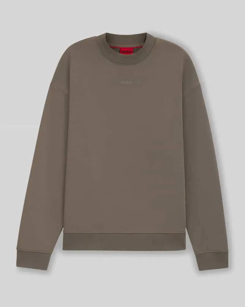 HUGO BOSS Relaxed Fit Sweatshirt aus reiner Baumwolle Modell 'DAPOCREW 
