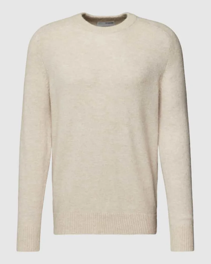 Selected Homme Strickpullover mit gerippten Abschlüssen Modell 'RAI 
