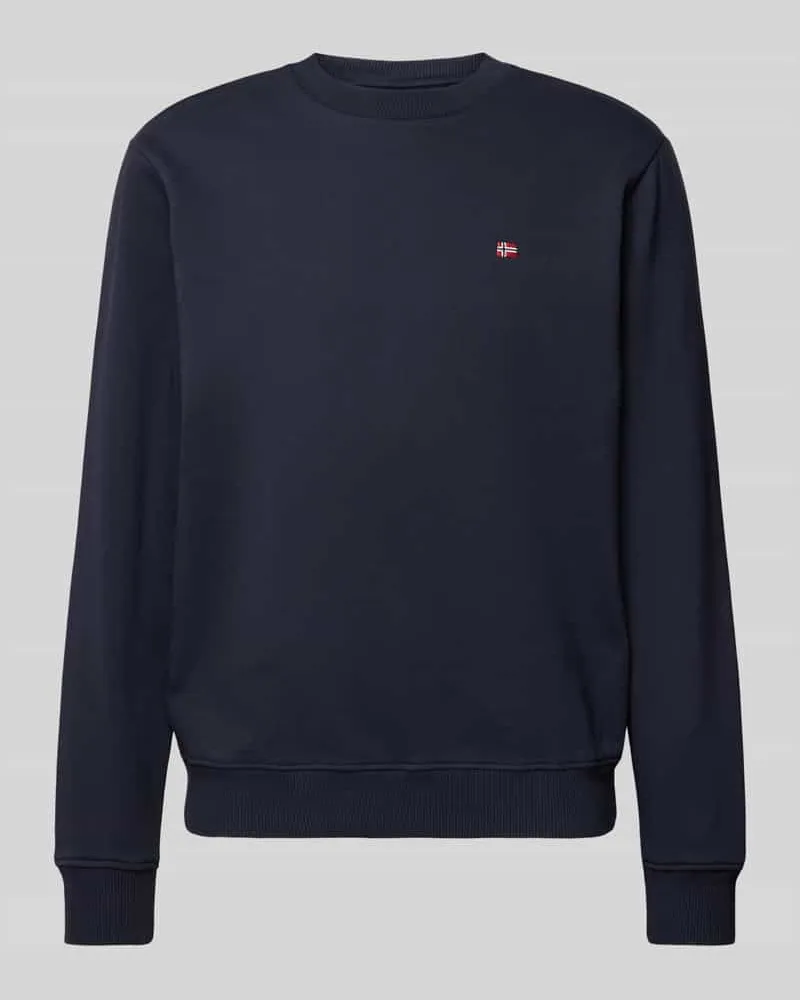 Napapijri Sweatshirt mit Label-Stitching Modell 'balis 