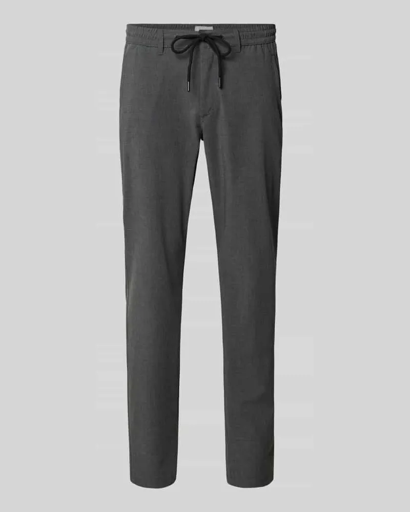 Brax Straight Fit Stoffhose mit französischen Eingrifftaschen Modell 'PHIL Anthrazit
