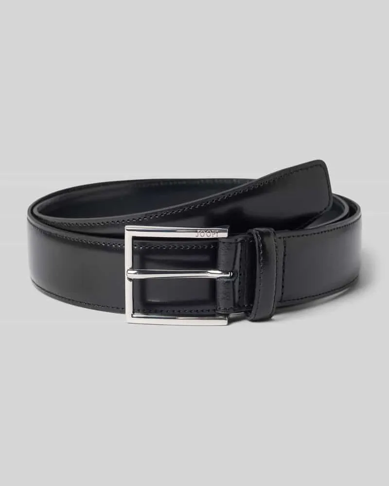 JOOP! Ledergürtel mit Dornschließe Black