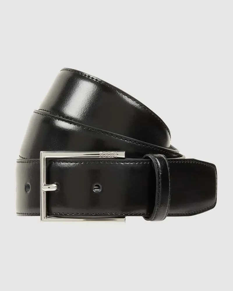 JOOP! Ledergürtel mit Dornschließe Black