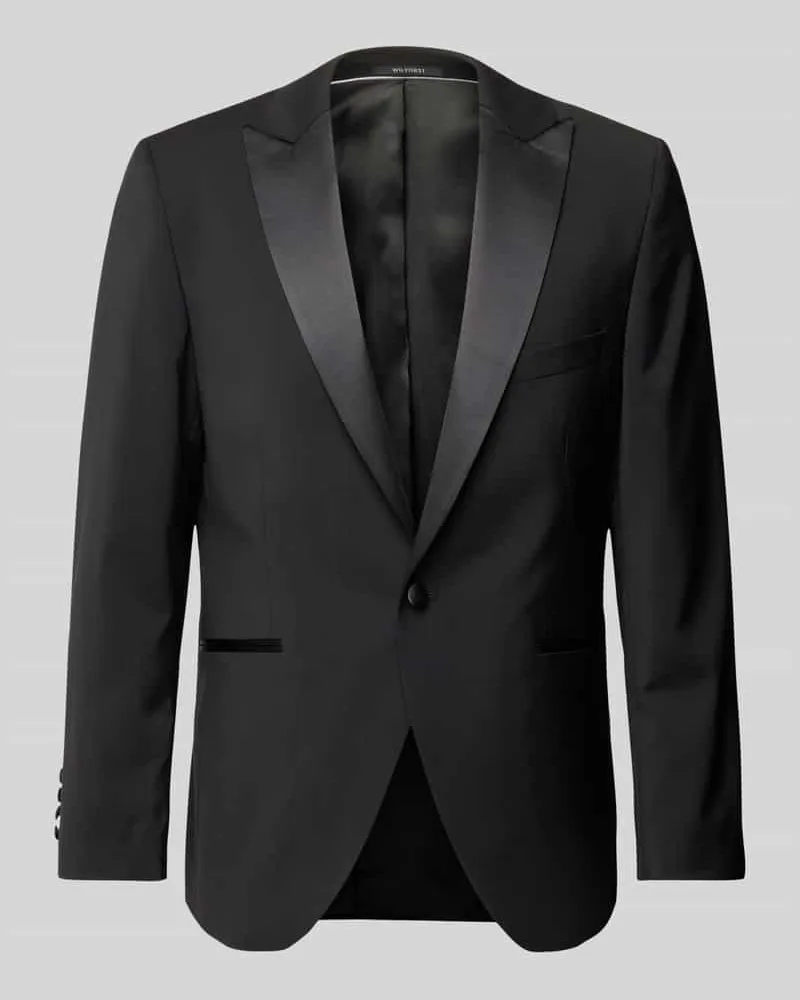 Wilvorst Sakko mit Paspeltaschen Black