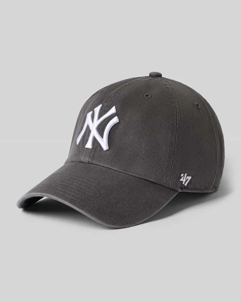 '47 Basecap aus reiner Baumwolle Modell 'NEYYAN Anthrazit