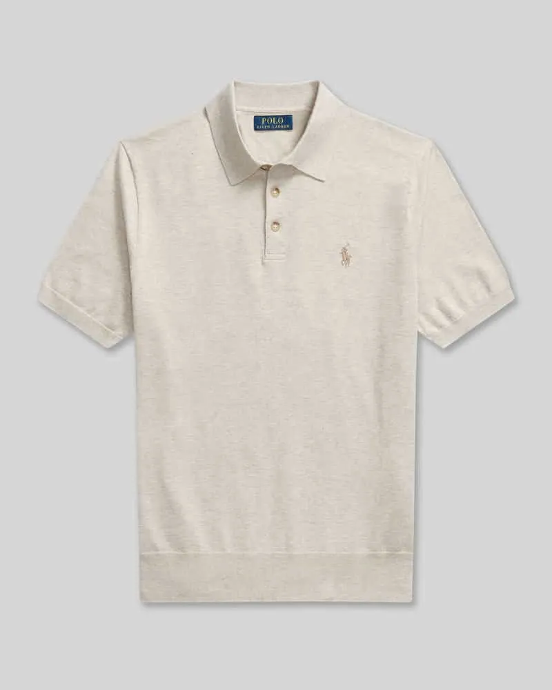 Ralph Lauren Regular Fit Poloshirt aus reiner Baumwolle Beige