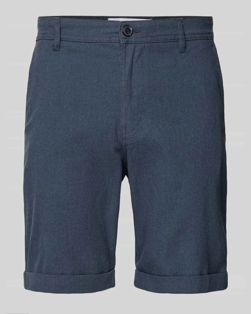 Selected Homme Slim Fit Shorts mit Strukturmuster Modell 'LUTON 