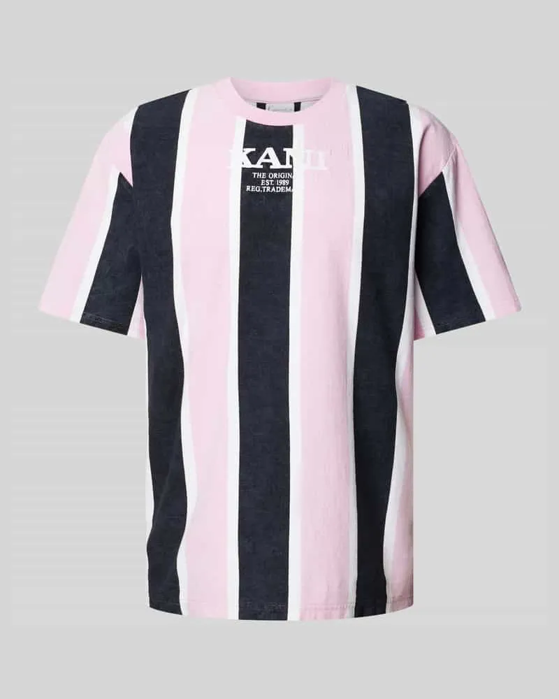 Karl Kani T-Shirt mit Label-Stitching 
