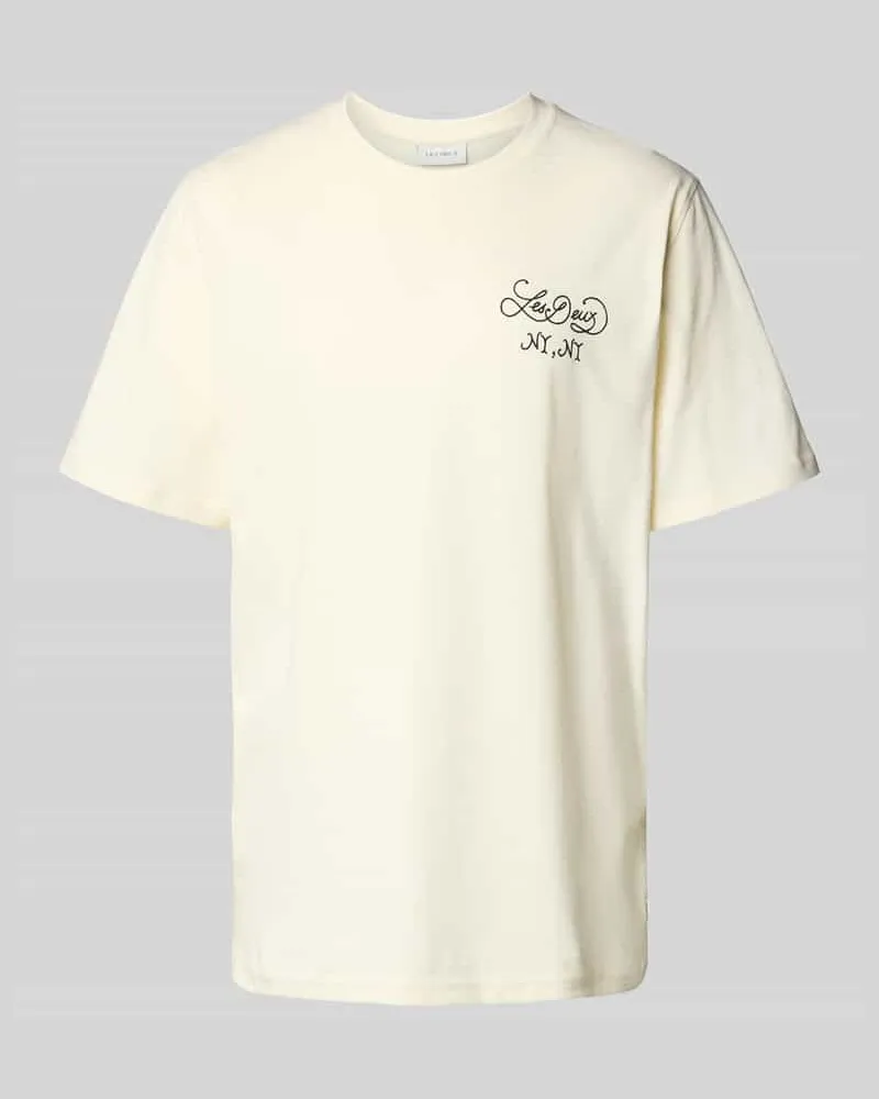 LES DEUX T-Shirt mit Rundhalsausschnitt Modell 'Orchard 