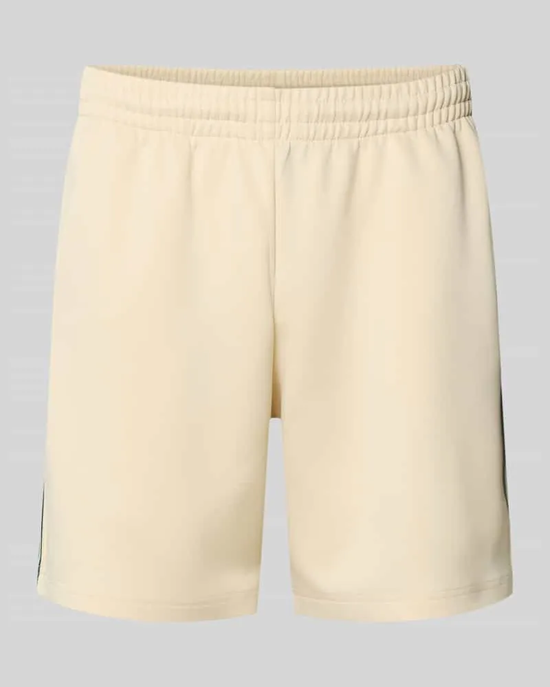 Only & Sons Regular Fit Sweatshorts mit elastischem Bund Modell 'RIBER Offwhite