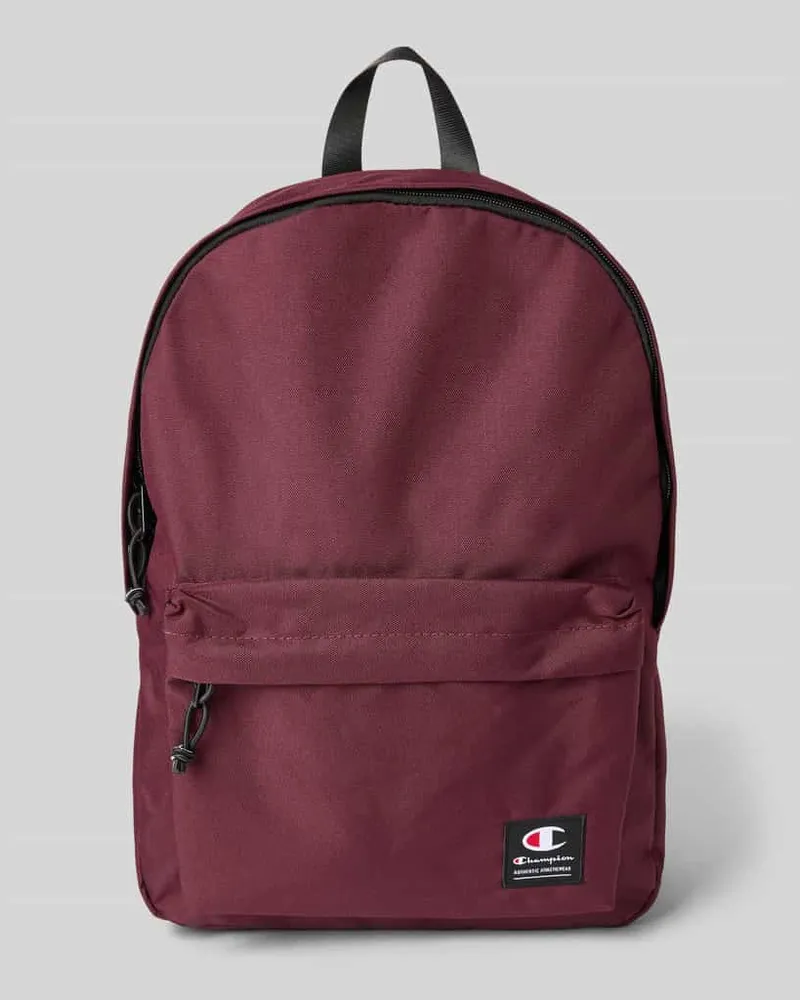 Champion Rucksack mit Label-Patch Bordeaux