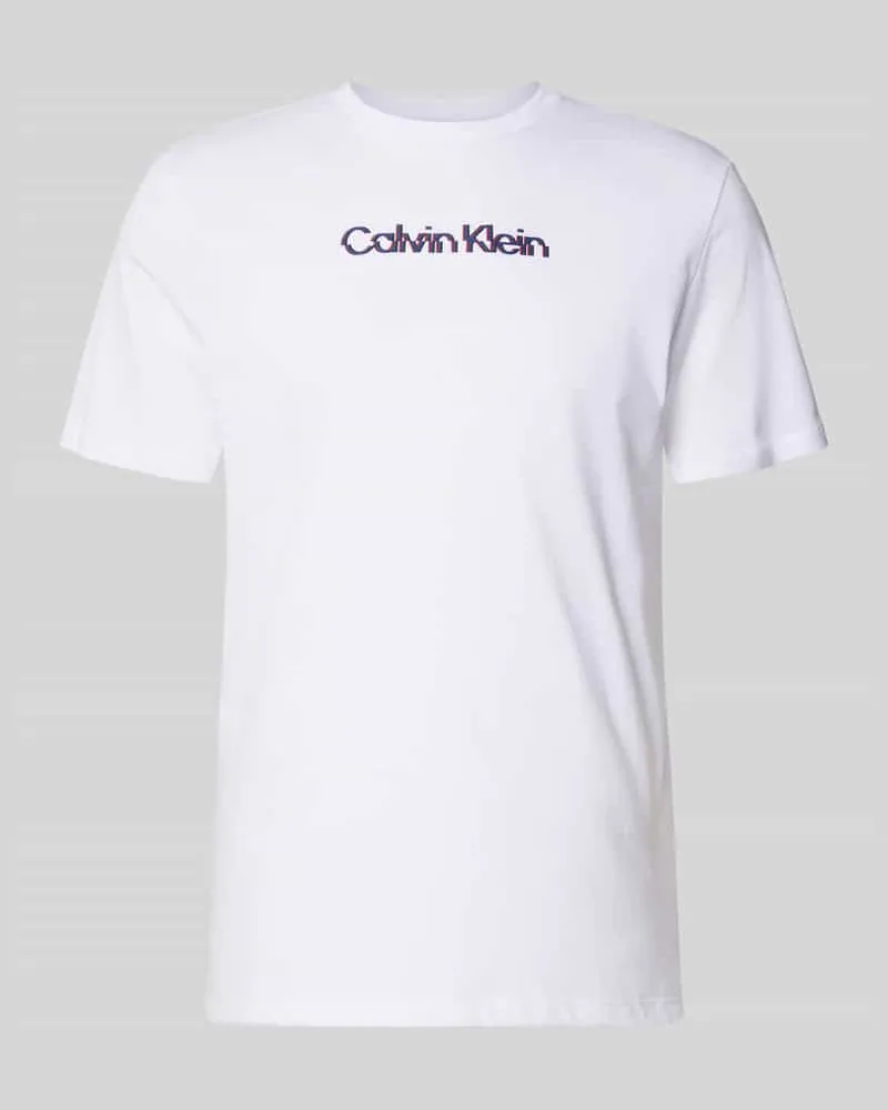 Calvin Klein Regular Fit T-Shirt mit Logo-Print Modell 'Class 