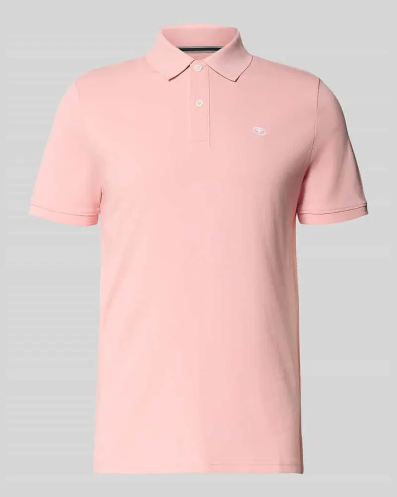Tom Tailor Regular Fit Poloshirt aus reiner Baumwolle Hellrosa
