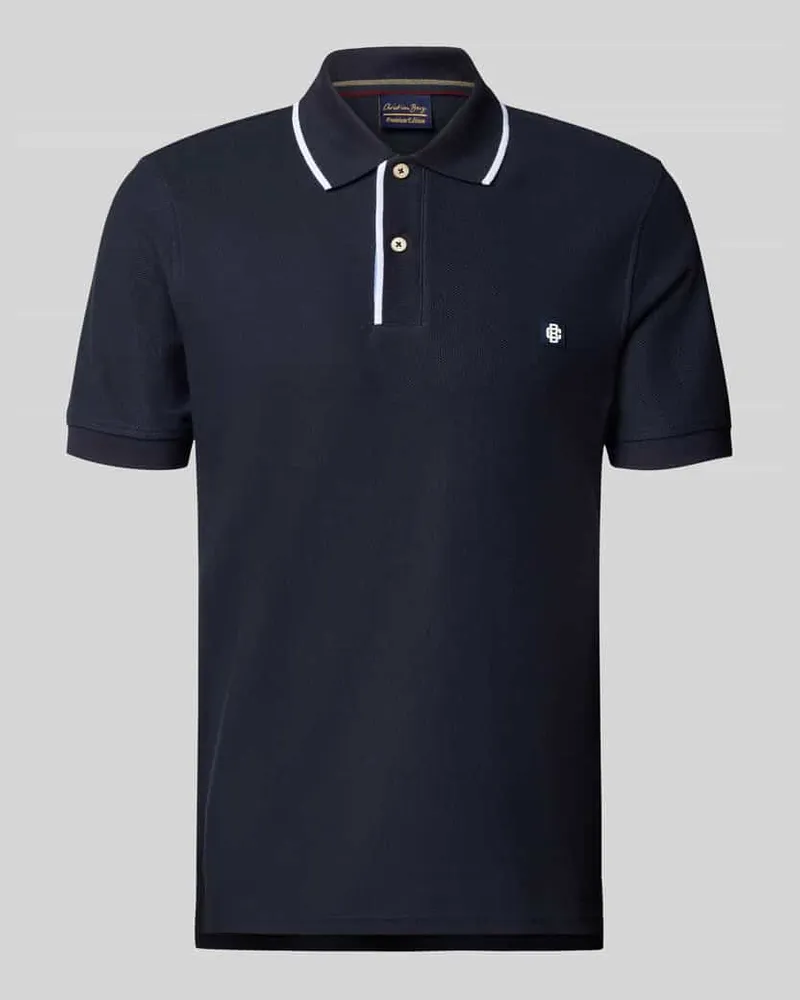 Christian Berg Regular Fit Poloshirt aus reiner Baumwolle 