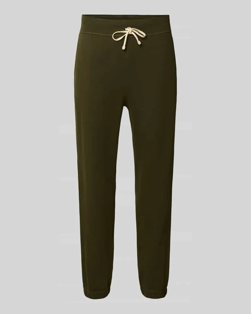 Ralph Lauren Relaxed Fit Sweathose aus Baumwoll-Mix Oliv
